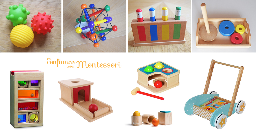 9 Propositions De Materiel Montessori Pour Un Enfant De 6 A 12 Mois