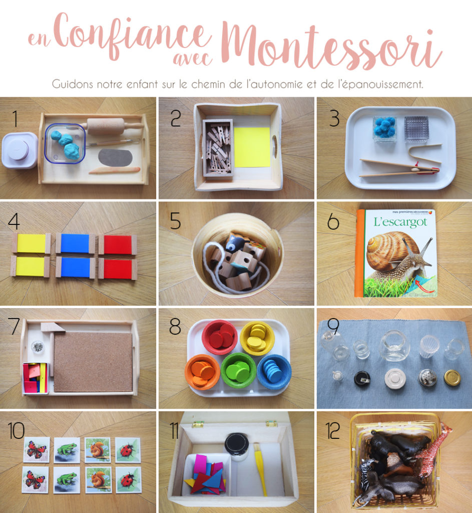 Des activités Montessori pour les 2-3 ans