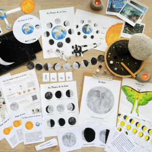 Pack materiel montessori Lune