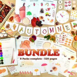 🍂 Bundle d'Automne - 520 Pages de Matériel Montessori à Imprimer 🍁 - PDF à télécharger