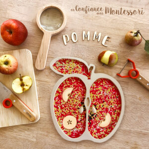 Plateau sensoriel Pomme