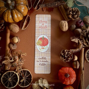 Marque page Champ de citrouilles