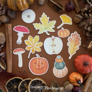 Pochette de stickers d'Automne